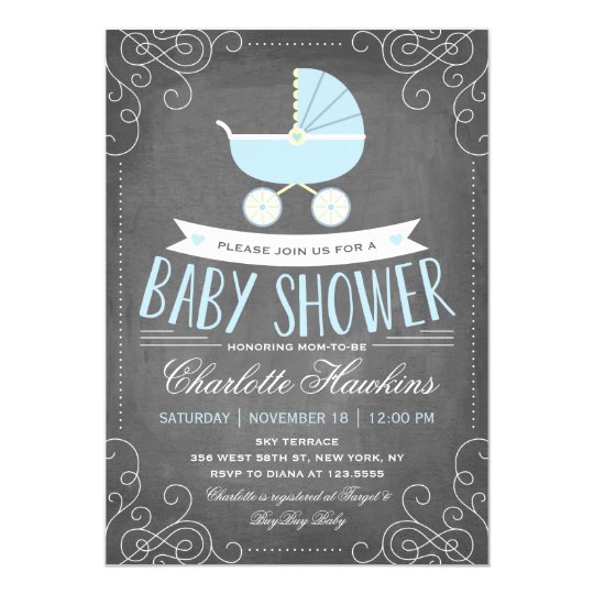 Baby Carriage | Baby Shower Invitation | Zazzle.com