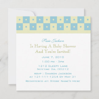 Baby Carriage Baby Shower Invitations