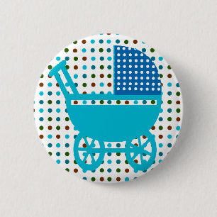 Baby Carriage Gifts Button