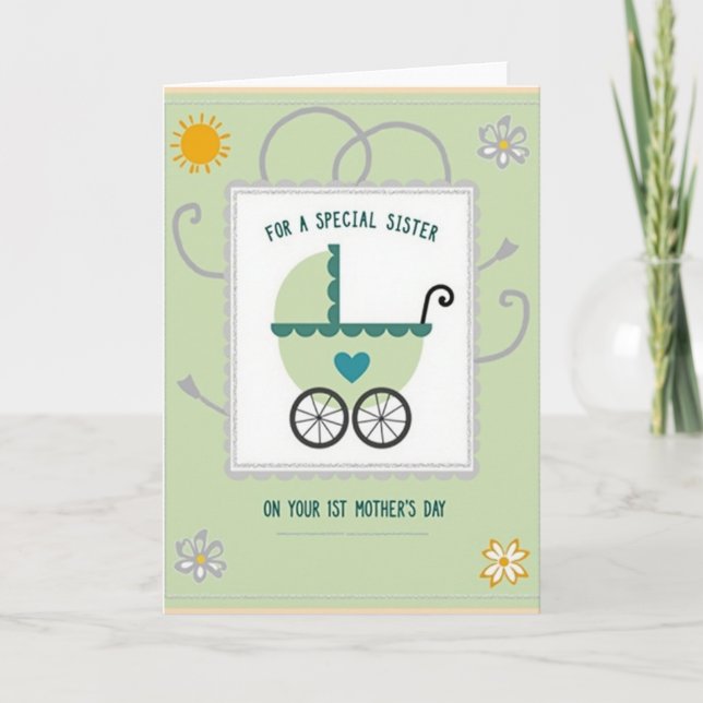 Baby Carriage Love Card (Front)