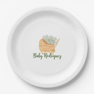 Baby Carriage Paper Plates