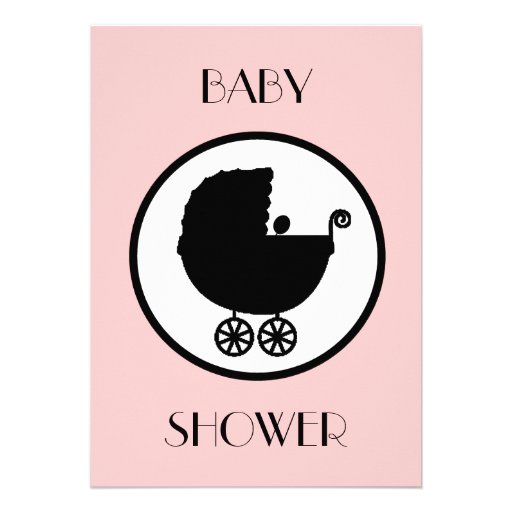 Silhouette Baby Shower Invitations 2