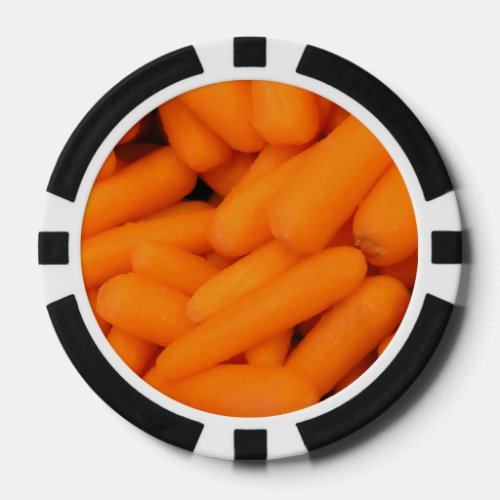 Baby Carrots Poker Chips