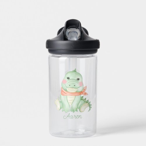 Baby Cartoon Dinosaur Personalized   Water Bottle