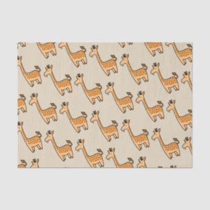 Baby Cartoon Giraffe Tissue Paper