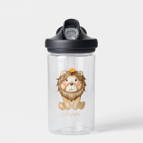 Baby Cartoon Lion Personalized  Water Bottle