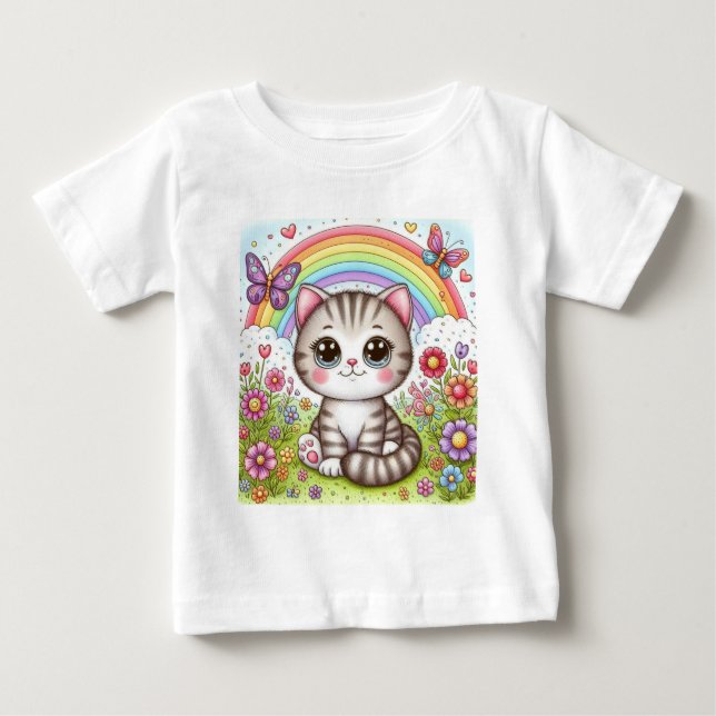Baby Cat 8 Baby T-Shirt (Front)