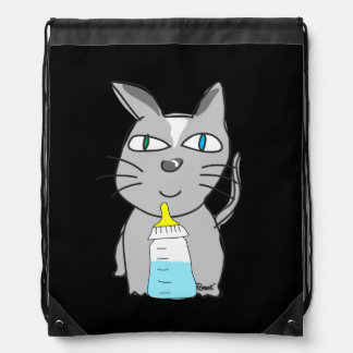 Baby Cat Drink Milk Bag
