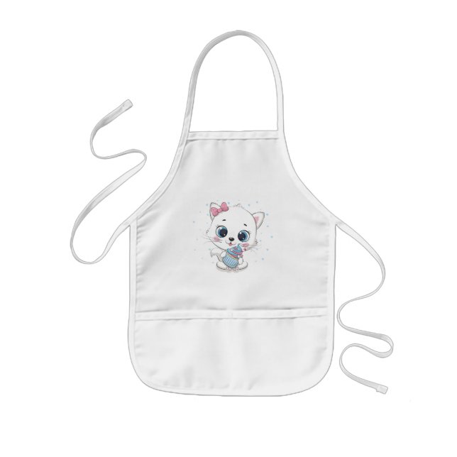 Baby Cat Kids' Apron (Front)