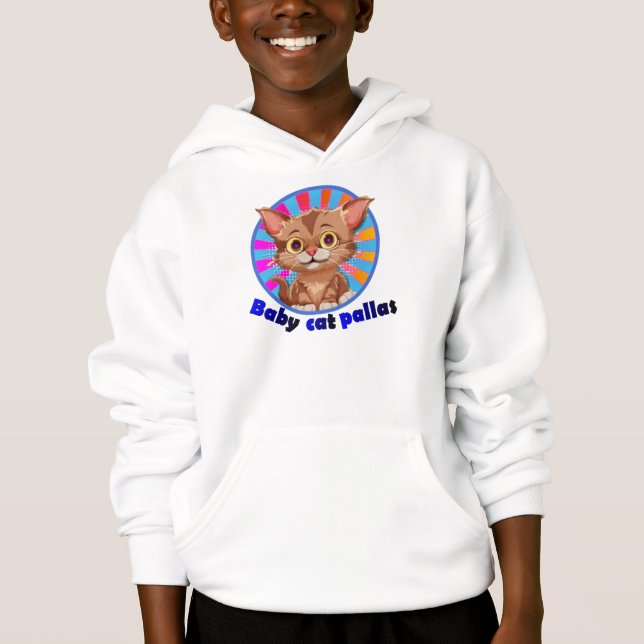 baby cat pallais hoodie (Front)
