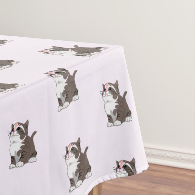 Baby Cat Tablecloth - Customizable (In Situ)