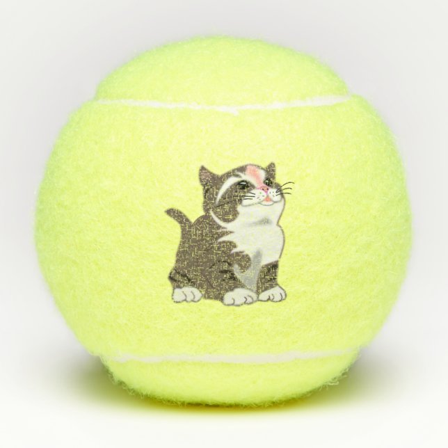 Baby Cat Tennis Balls (Front)