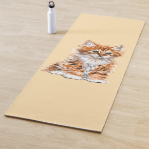 Baby Cat Yoga Mat - Choose Colors