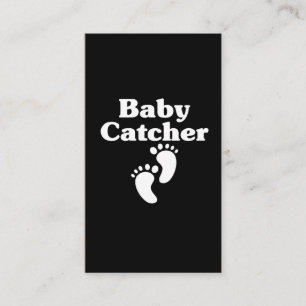 Baby Catcher Midwife Cute Doula Birth Business Card