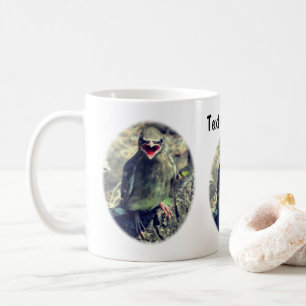 Baby Cedar Waxwing Bird Personalized Nature Coffee Mug