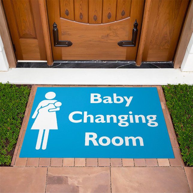 Baby Changing Room Sign with Parent and Infant  Doormat (Creator Uploaded)