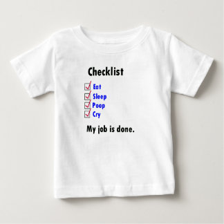 baby Checklist Baby T-Shirt