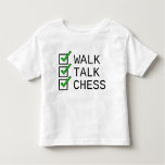 [ Thumbnail: Baby Checklist: Walk, Talk, Chess T-Shirt ]