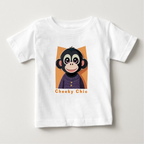 Baby Cheeky Chimp Baby T_Shirt