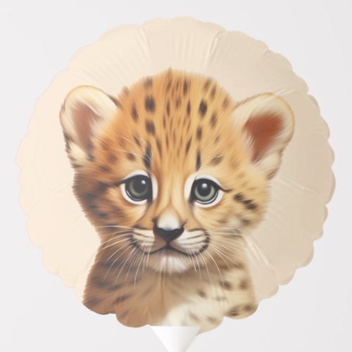 Baby Cheetah Portrait Balloon