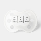 BaBY Chemical Elements pacifier (Front)