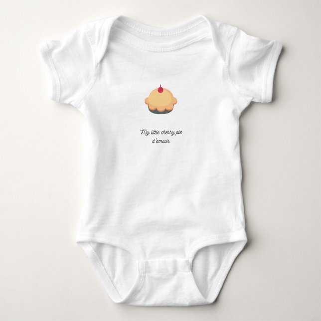 Baby cherry pie bodysuit (Front)