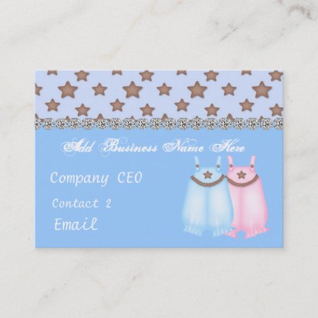 Baby Chic Clothes Boutique Business Card