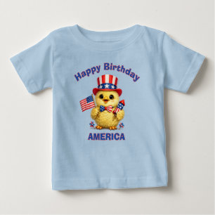 Baby Chick (4c) Patriotic Kid T-Shirt