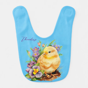 Baby Chick Boy Bib