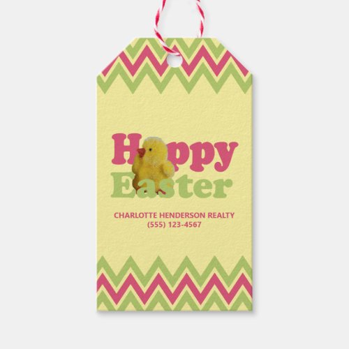 Baby Chick Happy Easter Pop By Gift Tags