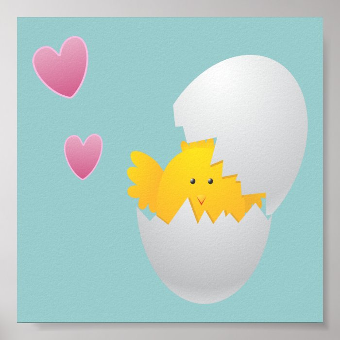 Baby Chick/ Nursery Decor Print