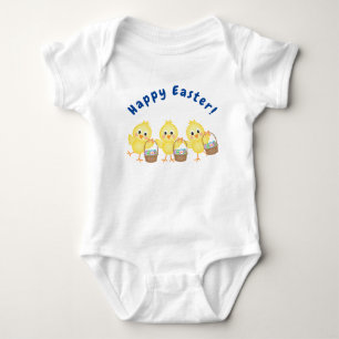 Baby Chicks And Easter Baskets Bodysuit