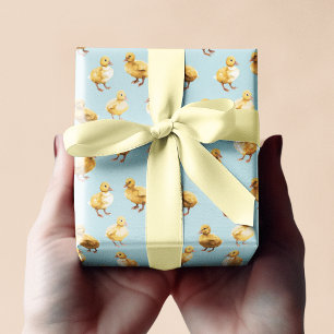 Baby Chicks Pattern Easter Wrapping Paper