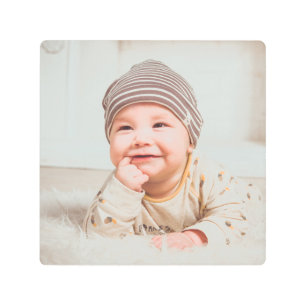 BABY CHILD CUSTOM PHOTO  METAL PRINT