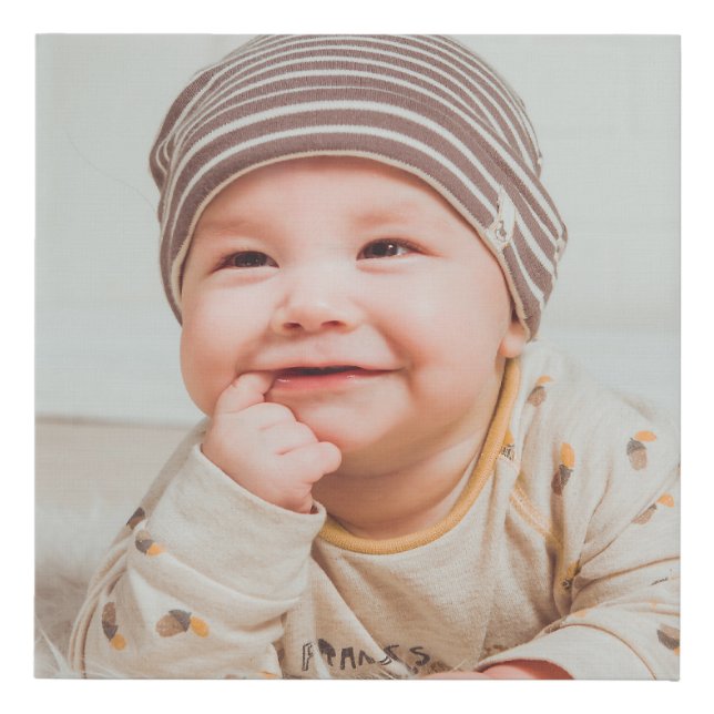 BABY CHILD CUSTOM PHOTO WRAPPED CANVAS (Front)