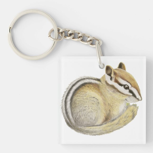 Baby Chipmunk Keychain (Front)