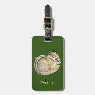 Baby Chipmunk Luggage Tag