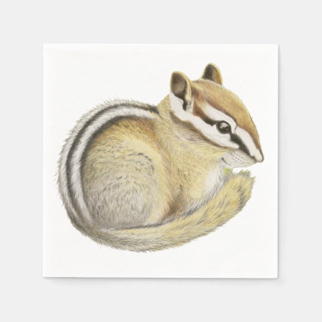 Baby Chipmunk Napkins (Front)