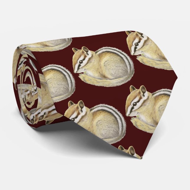 Baby Chipmunk Neck Tie (Rolled)