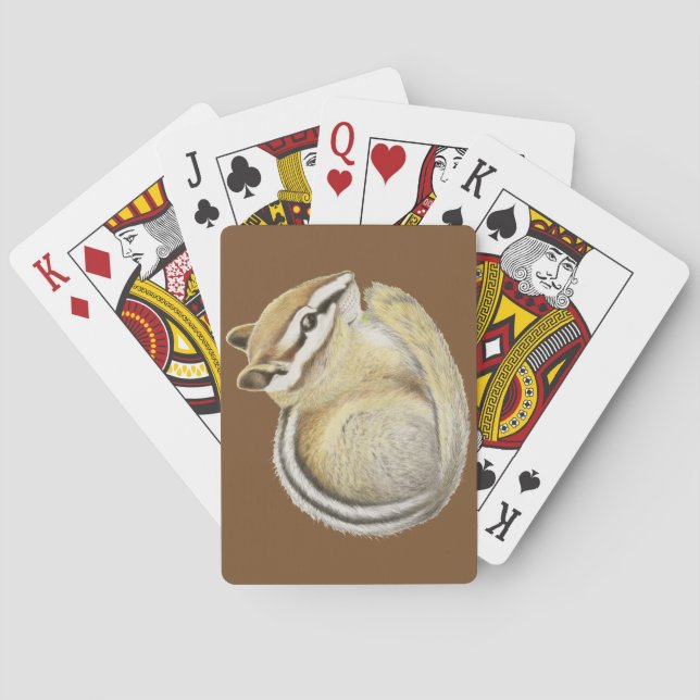 Baby Chipmunk Playing Cards (Back)