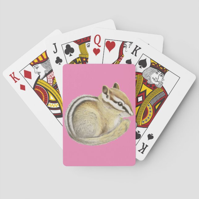 Baby Chipmunk Playing Cards (Back)