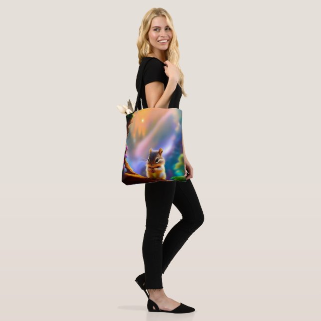 Baby Chipmunk Tote Bag (On Model)