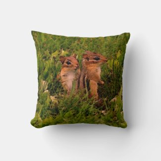 Baby Chipmunks Nature Art 