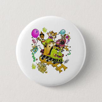 baby choo choo train pinback button