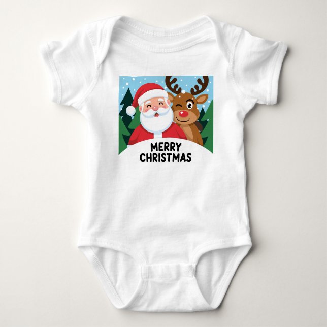 Baby Christmas Bodysuit (Front)