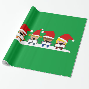 Baby Christmas Choir Wrapping Paper