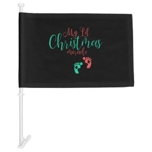 Baby Christmas kid gift Car Flag