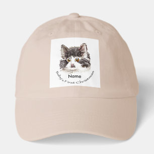 Baby Christmas Kitten  hat