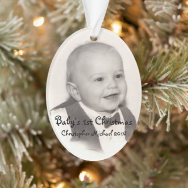 Baby Christmas Ornament