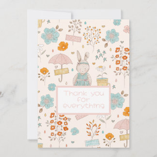 Baby Cino Thank You Card